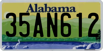 AL license plate 35AN612