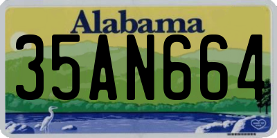 AL license plate 35AN664