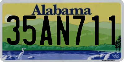 AL license plate 35AN711