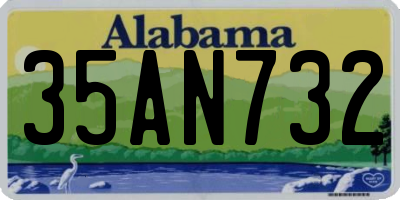 AL license plate 35AN732