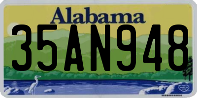 AL license plate 35AN948