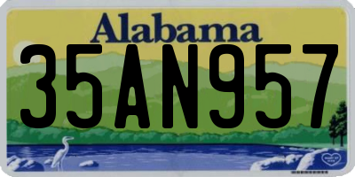 AL license plate 35AN957