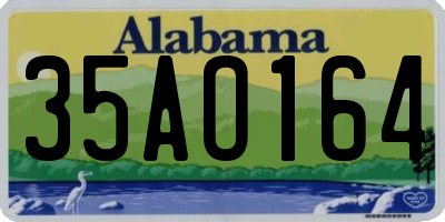 AL license plate 35AO164
