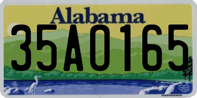 AL license plate 35AO165
