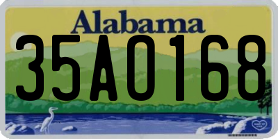 AL license plate 35AO168