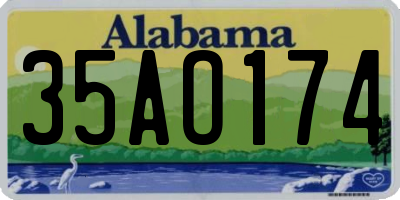 AL license plate 35AO174