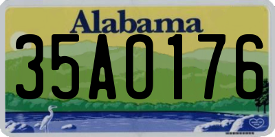 AL license plate 35AO176