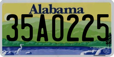 AL license plate 35AO225