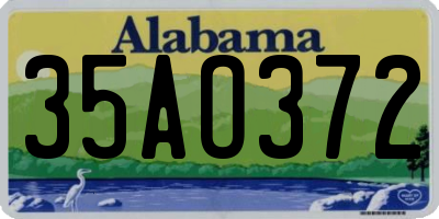AL license plate 35AO372