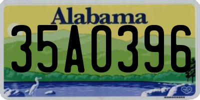 AL license plate 35AO396