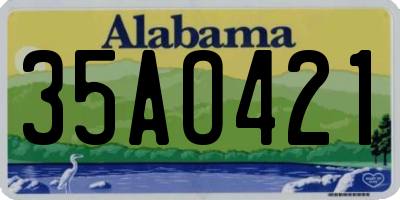 AL license plate 35AO421