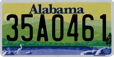 AL license plate 35AO461