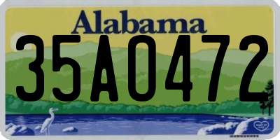 AL license plate 35AO472