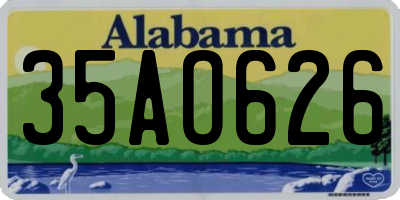 AL license plate 35AO626