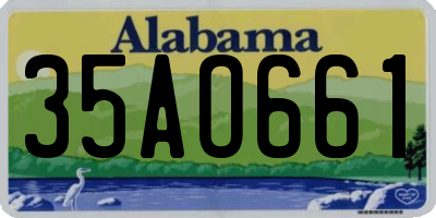 AL license plate 35AO661