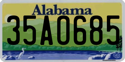 AL license plate 35AO685
