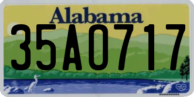 AL license plate 35AO717