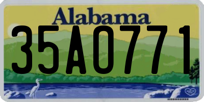 AL license plate 35AO771