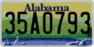 AL license plate 35AO793