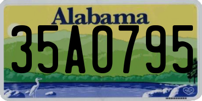 AL license plate 35AO795