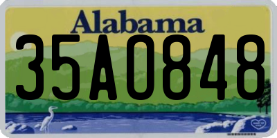 AL license plate 35AO848