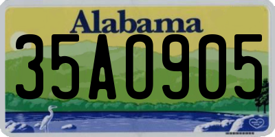 AL license plate 35AO905