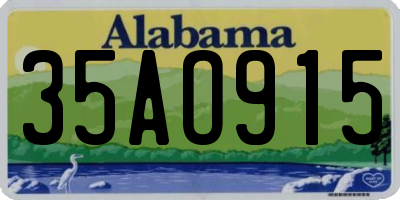 AL license plate 35AO915