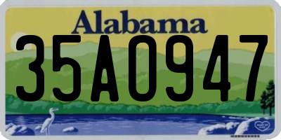 AL license plate 35AO947