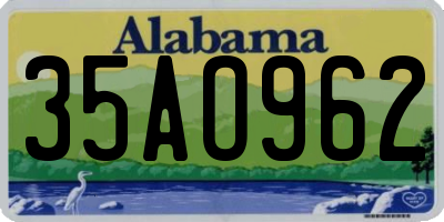 AL license plate 35AO962