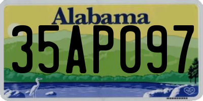 AL license plate 35AP097