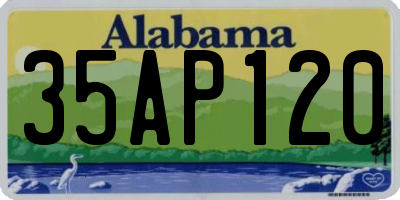 AL license plate 35AP120