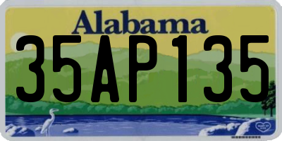 AL license plate 35AP135
