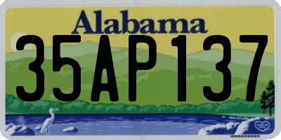 AL license plate 35AP137