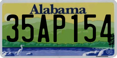 AL license plate 35AP154
