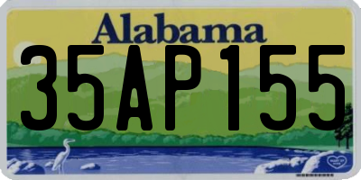 AL license plate 35AP155