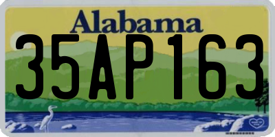 AL license plate 35AP163