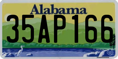 AL license plate 35AP166
