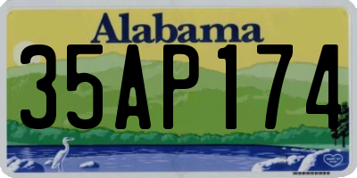 AL license plate 35AP174