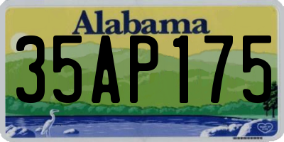 AL license plate 35AP175