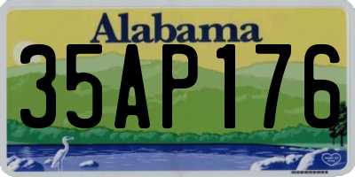AL license plate 35AP176