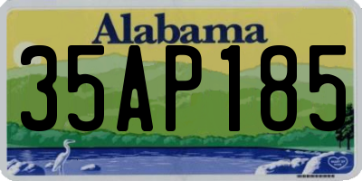 AL license plate 35AP185