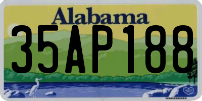 AL license plate 35AP188