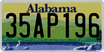 AL license plate 35AP196