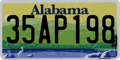 AL license plate 35AP198