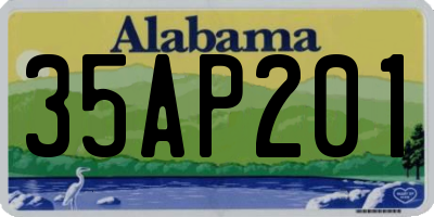 AL license plate 35AP201