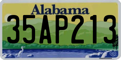 AL license plate 35AP213