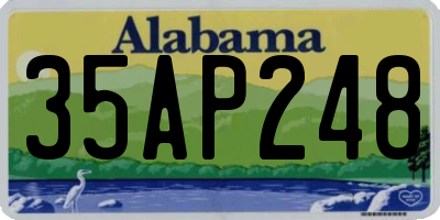 AL license plate 35AP248