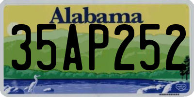 AL license plate 35AP252