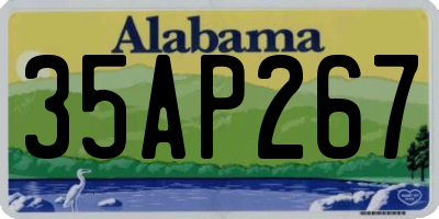 AL license plate 35AP267