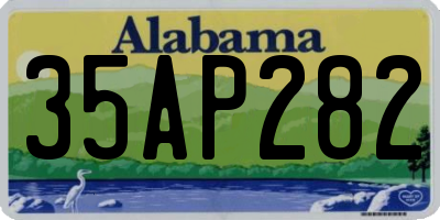 AL license plate 35AP282